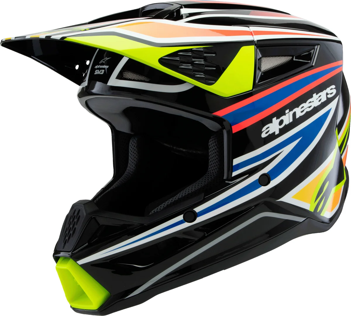 ALPINESTARS - 8302025-1574-YL - SM3 Youth Wurx Helmet