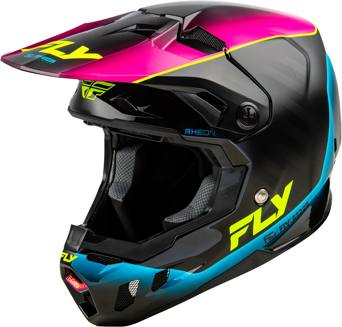 FLY RACING - FORMULA CC UNDERGLOW HELMET BLACK/PINK/BLUE XS