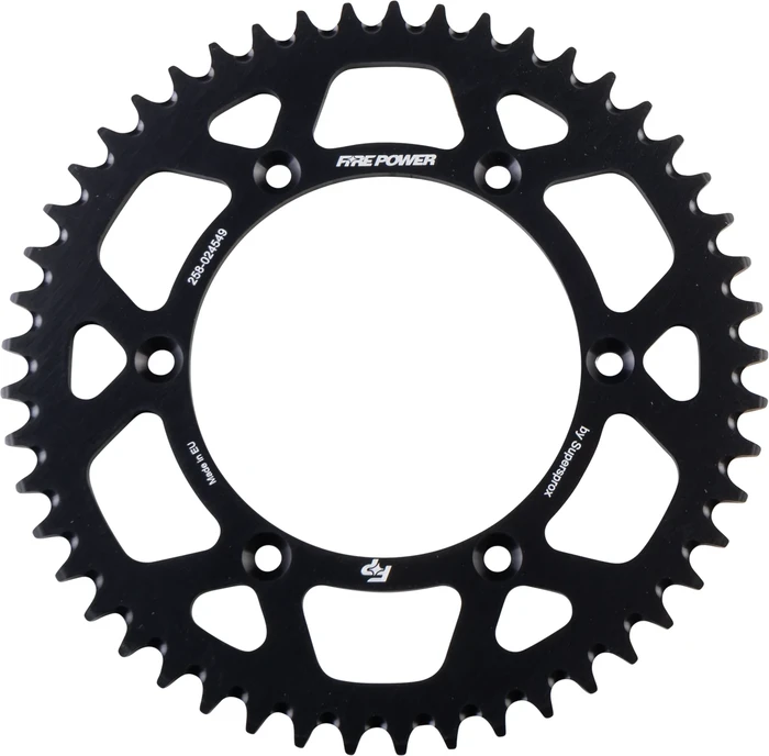 FIRE POWER - FPA-245-49-BLK - Aluminum Rear Sprocket