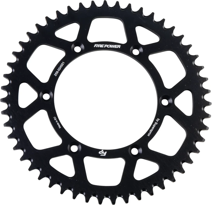 FIRE POWER - FPA-245-51-BLK - Aluminum Rear Sprocket