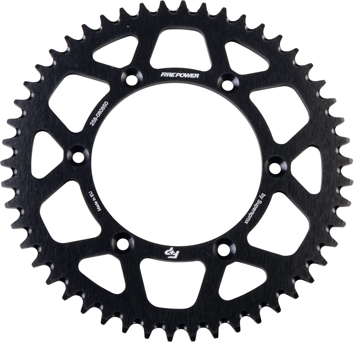 FIRE POWER - FPA-808-50-BLK - Aluminum Rear Sprocket