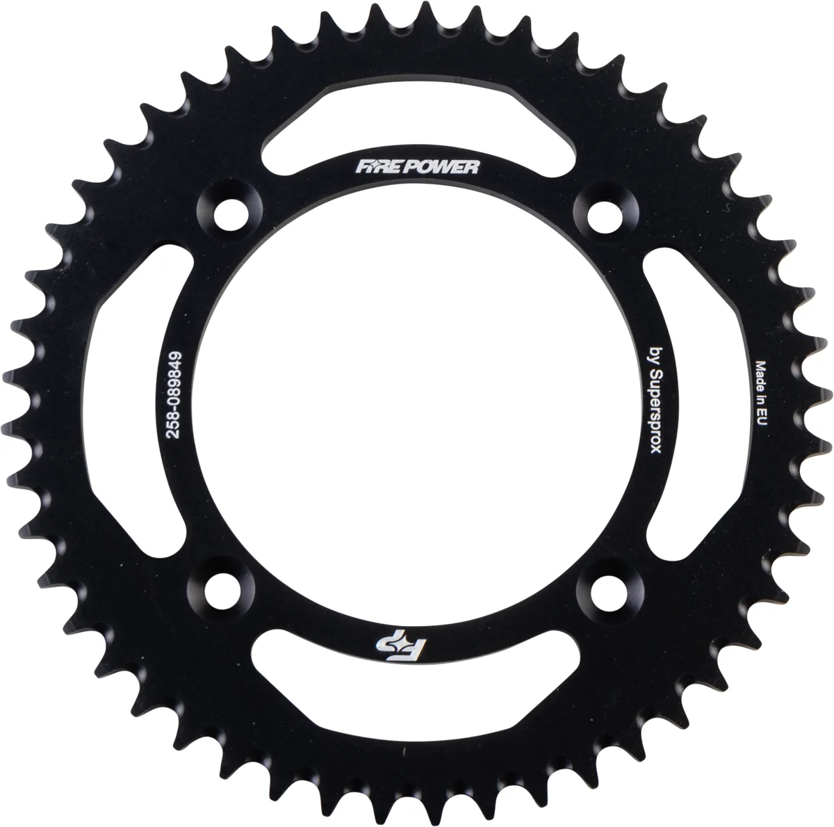 FIRE POWER - FPA-898-49-BLK - Aluminum Rear Sprocket