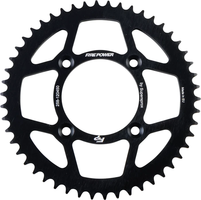 FIRE POWER - FPA-1204-50-BLK - Aluminum Rear Sprocket
