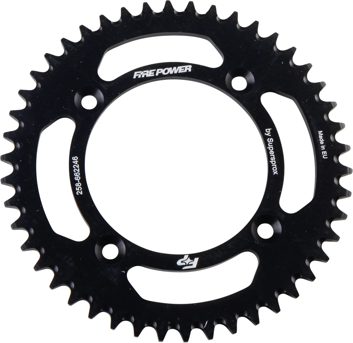 FIRE POWER - FPA-6622-46-BLK - Aluminum Rear Sprocket