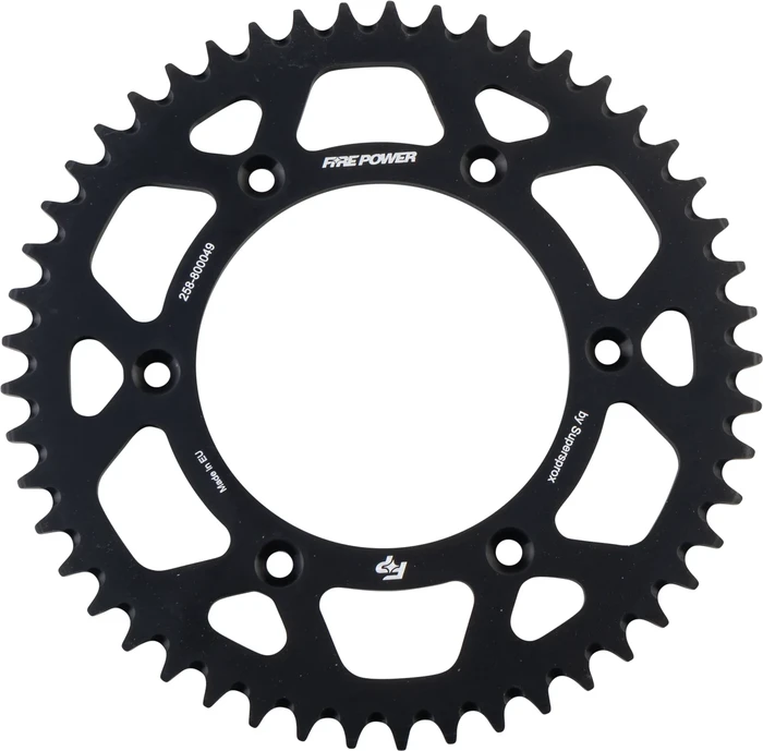 FIRE POWER - FPA-8000-49-BLK - Aluminum Rear Sprocket