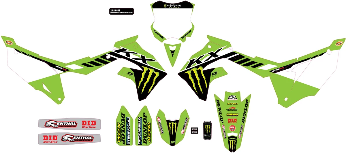 D-COR - 20-20-804 - MEK Team Complete Graphics Kit