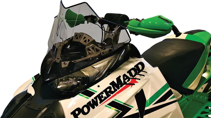 POWERMADD 12-Inch High Windshield/Windscreen - Durable Polycarbonate for Powersports