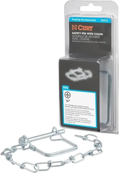 CURT - 25013 - Curt Safety Pin With Chain