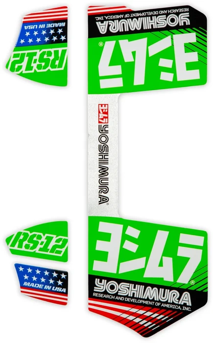 YOSHIMURA - RS12-NB012 - RS-12 Muffler Decals