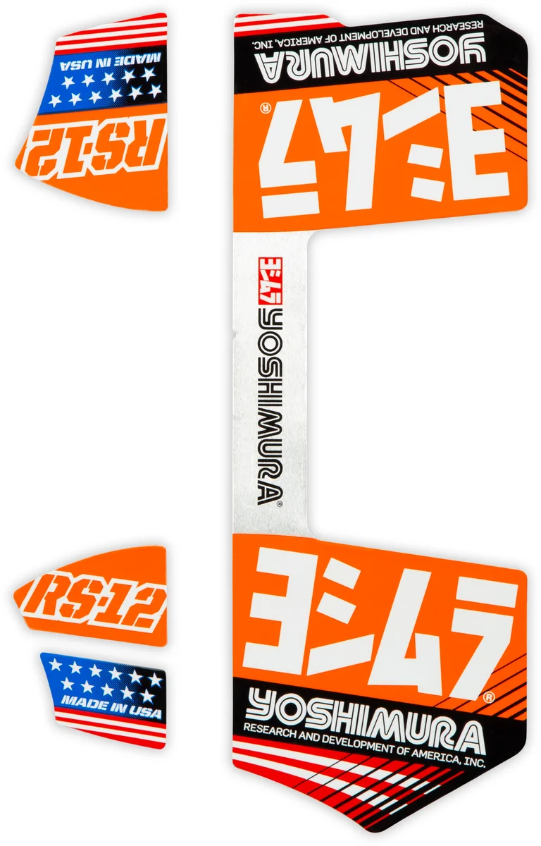 YOSHIMURA - RS12-NB014 - RS-12 Muffler Decals
