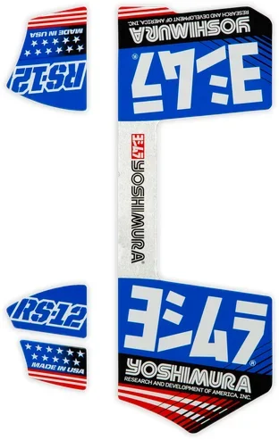 YOSHIMURA - RS12-NB013 - RS-12 Muffler Decals