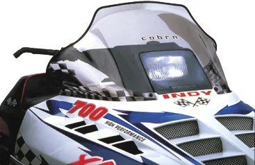 POWERMADD 11130 Windshield - High-Performance Smoke Tint Windscreen for Powersports