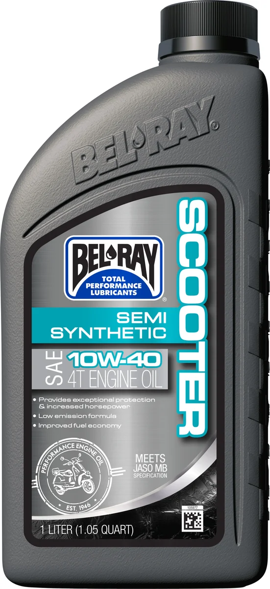 BEL-RAY - 303064150160 - Scooter Semi-Synthetic 4T Engine Oil