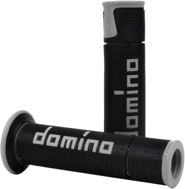 DOMINO RACING - A45041C5240B7-0 - A450 ROAD RACING GRIPS BLACK/GRAY PAIR