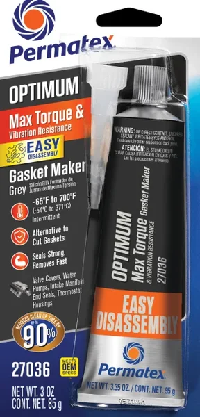 PERMATEX - 27036 - Optimum Grey RTV Silicone
