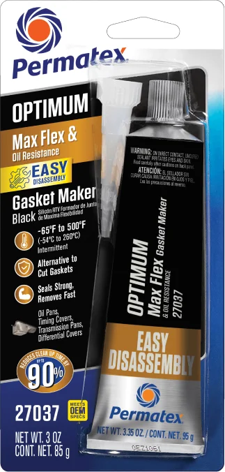 PERMATEX - 27037 - Optimum Black Hi-Temp RTV Silicone