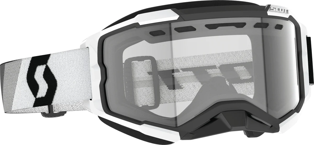 SCOTT - 278605-7702043 - FURY SNOWCROSS GOGGLE PREMIUM BLACK/WHITE CLEAR