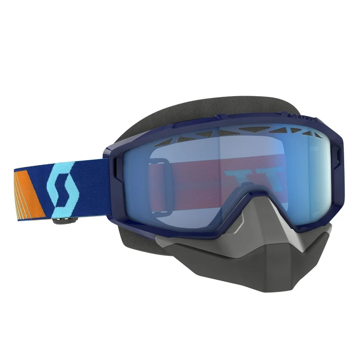 SCOTT - 278606-7436107 - PRIMAL SNOW CROSS ROYAL BLUE/ORANGE BLUE TINT