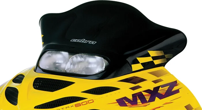 PowerMadd 13225 Polycarbonate Windshield - Durable Wind Protection for Riders