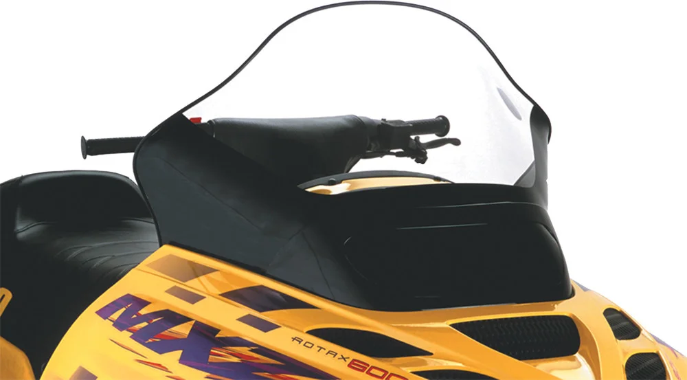 POWERMADD 12-Inch Cobra Windshield - High-Impact Polycarbonate Windscreen for Powersports