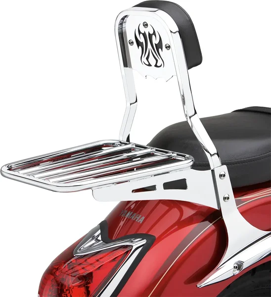 COBRA - 02-5054 - BACKREST INSERT TRIBAL CHROME FITS STD