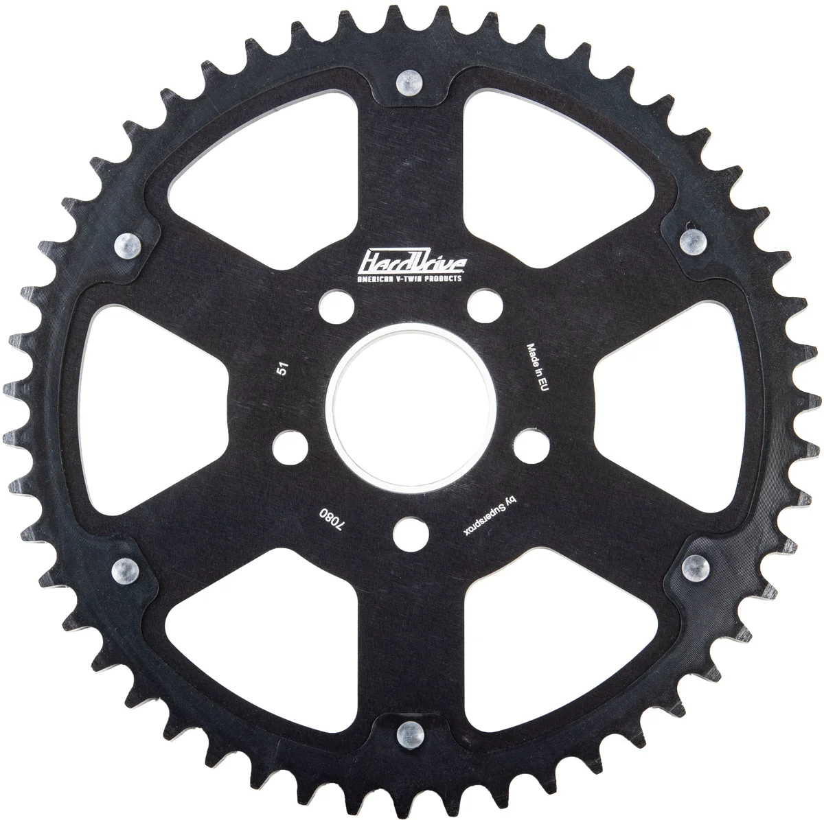 HARDDRIVE - RST-7080_WPS:51-BLK - Carbon Tooth Sprocket