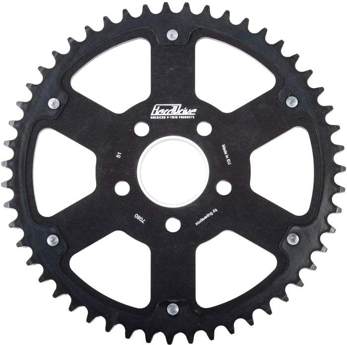 HARDDRIVE - RST-7080_WPS:53-BLK - Carbon Tooth Sprocket