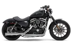COBRA - 6080 - 3" RPT SLIP-ONS CHROME SPORTSTER 04-13