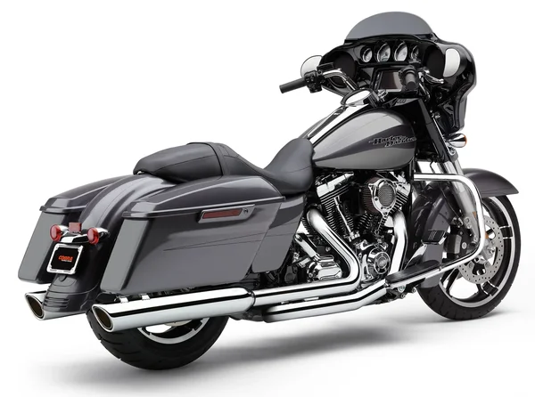 COBRA - 6106 - 909-TWINS 4" SLIP-ONS CHROME FLH/FLT 95-16