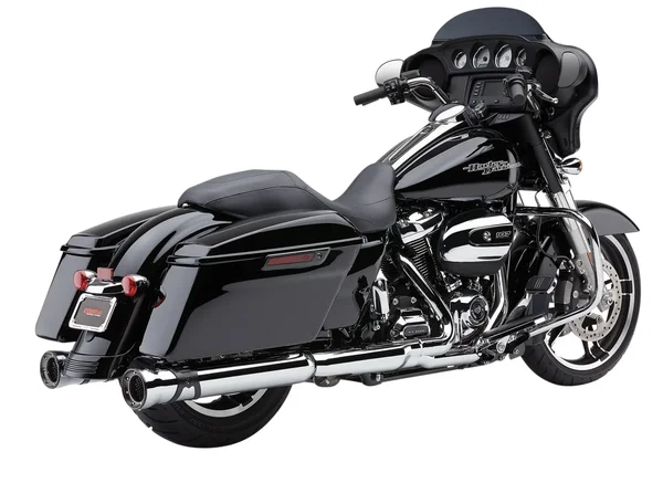 COBRA - 6216 - 4" RACE-PRO SLIP-ONS CHROME FLH/FLT 17-22