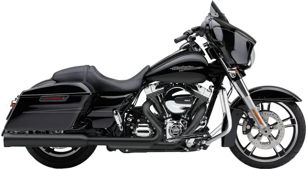 COBRA - 5201B - 4" NH SLIP-ONS BLACK INDIAN LEATHER BAG