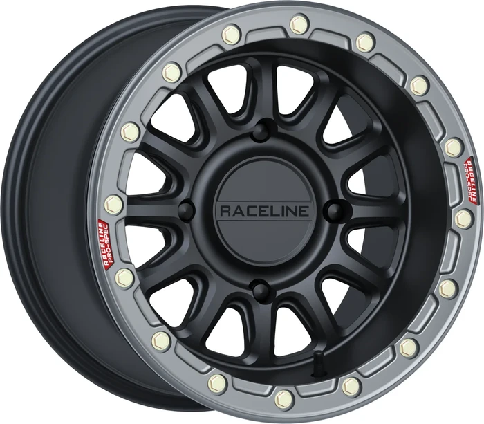 RACELINE - A14BG-51056+10 - ALPHA WHEEL 4X156 BLK/GUNMETAL 15X10 (+10MM)