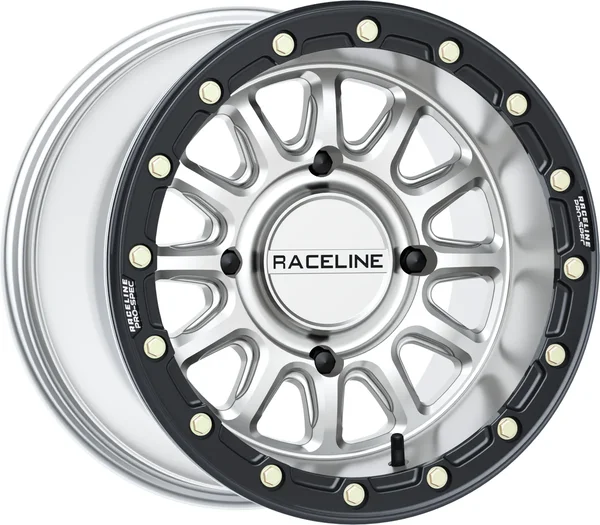 RACELINE - A14SB-51056+10 - Raceline A14 Alpha Beadlock Silver/Black
