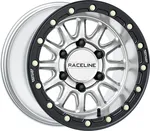 RACELINE - A14SB-51060+25 - Raceline A14 Alpha Beadlock Silver/Black