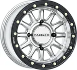 RACELINE - A14SB-57056+10 - Raceline A14 Alpha Beadlock Silver/Black