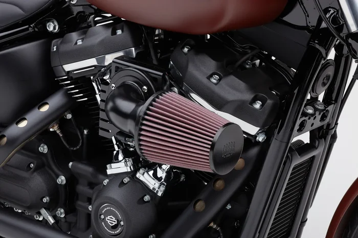 COBRA - 606-0102-06B-SB - CONE AIR INTAKE SYSTEM BLACK/BLACK SOFTAIL DYNA 00-17