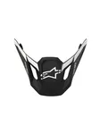 ALPINESTARS - 8981226-1121-TU - SM7 DASHER VISOR ECE06 BLACK/WHITE MATT
