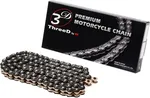 EK - 520RV3D-120KG - CHAIN GP RV NX2-RING 520-120L BLK/GLD