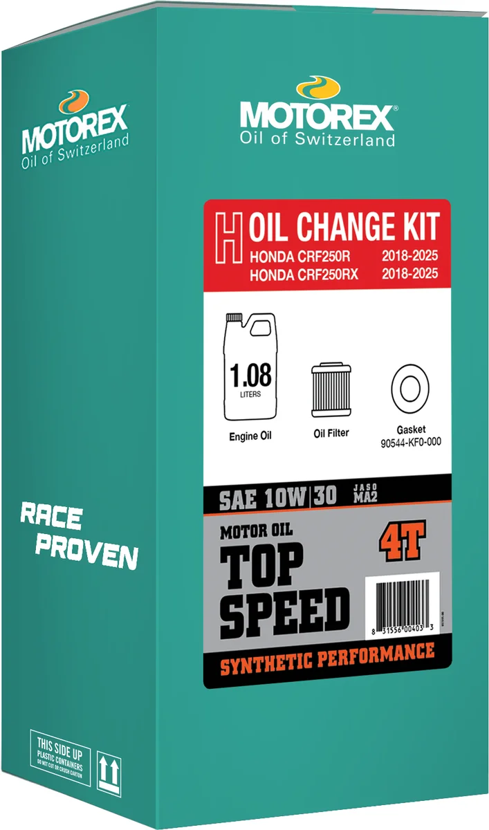 MOTOREX - 311249 - Motorex Top Speed Oil Change Kit