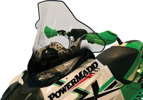 POWERMADD 12-Inch Cobra Windshield - High-Impact Polycarbonate Windscreen for Powersports