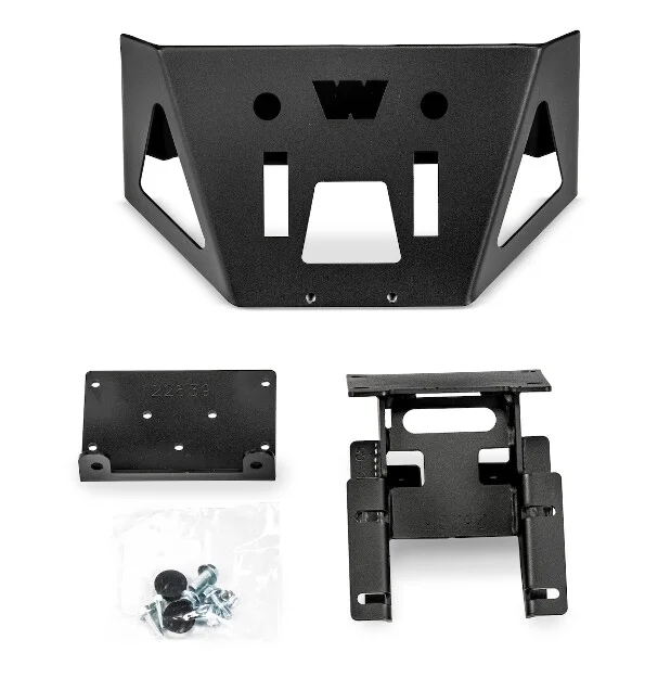 WARN 110940 Front UTV Bumper Winch Mount - Durable Steel Mount for VRX 45/45-S Winches