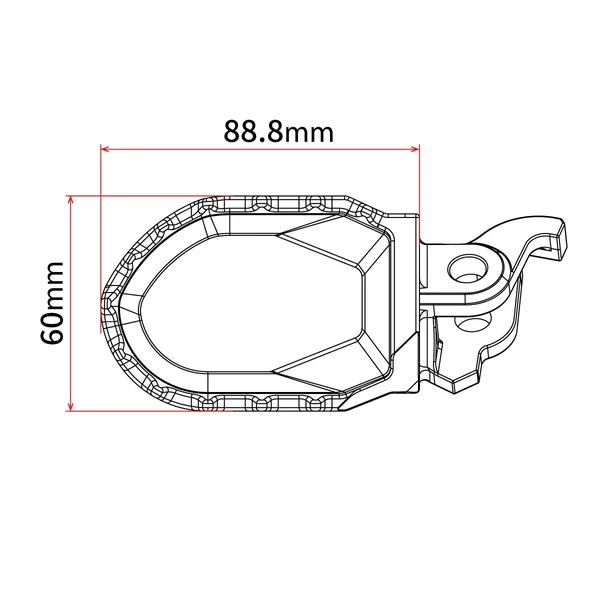 ZETA - ZE93-2610 - Max Footpegs