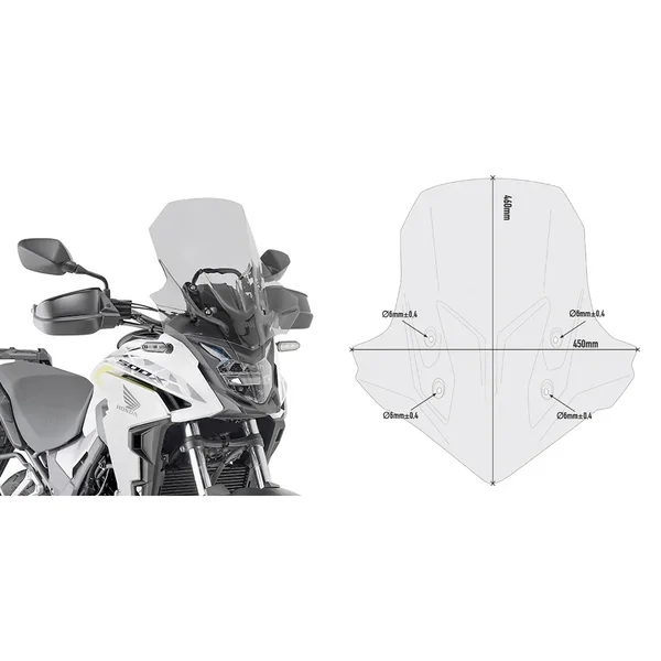 GIVI - D1171S - Windscreen Specific