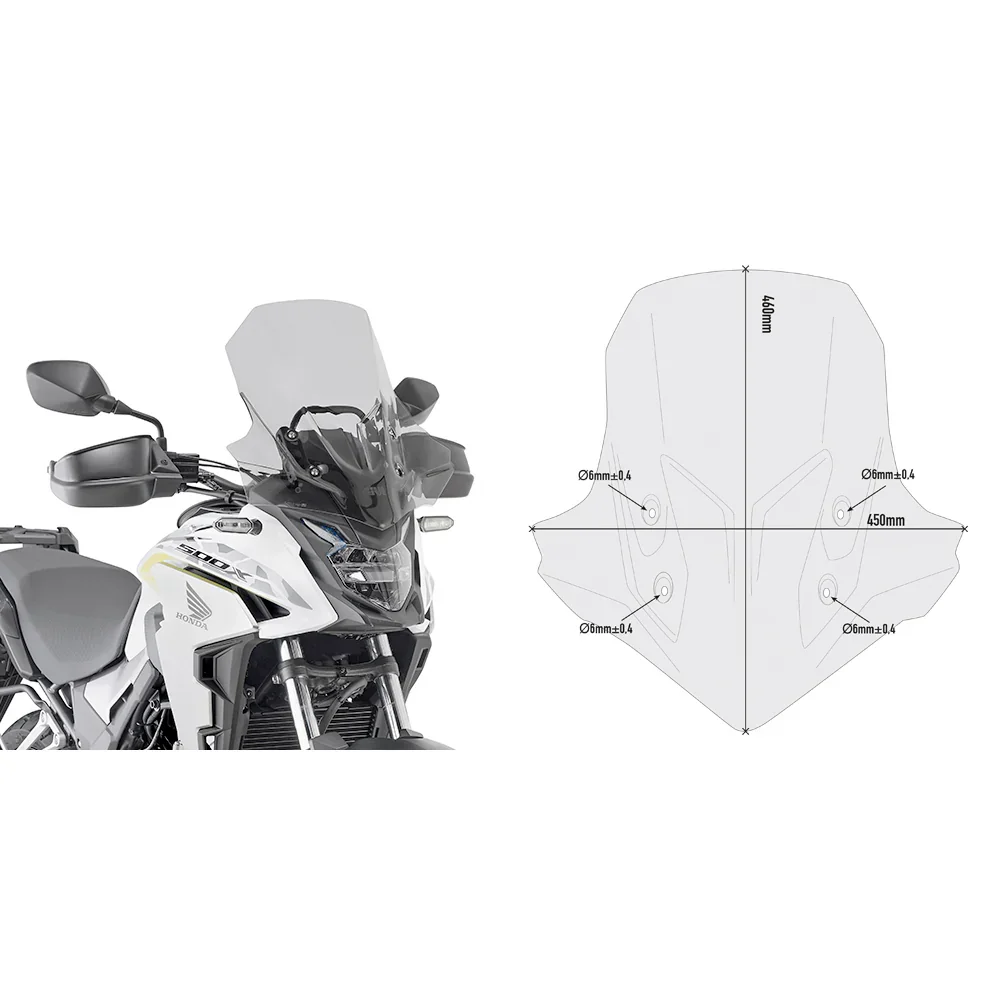 GIVI - D1171S - Windscreen Specific