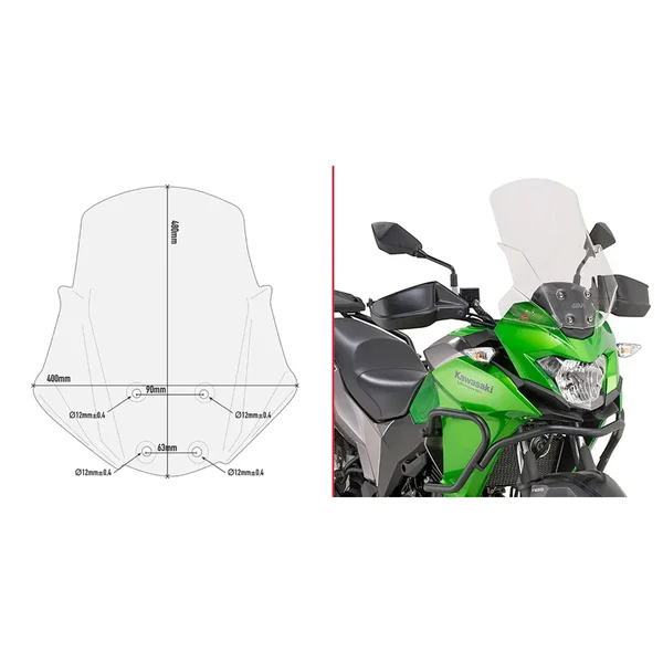 GIVI - D4121ST - Windscreen Specific