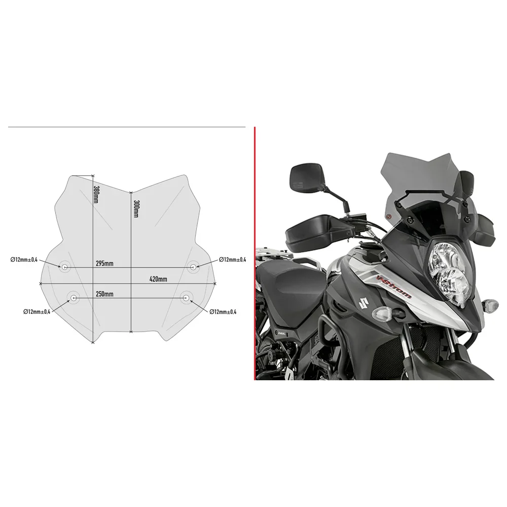 GIVI - D3112B - Windscreen Specific