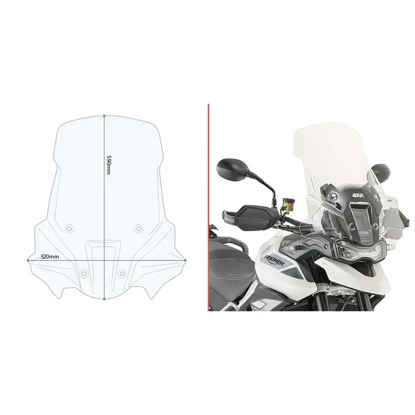 GIVI - D6415ST - Windscreen Specific