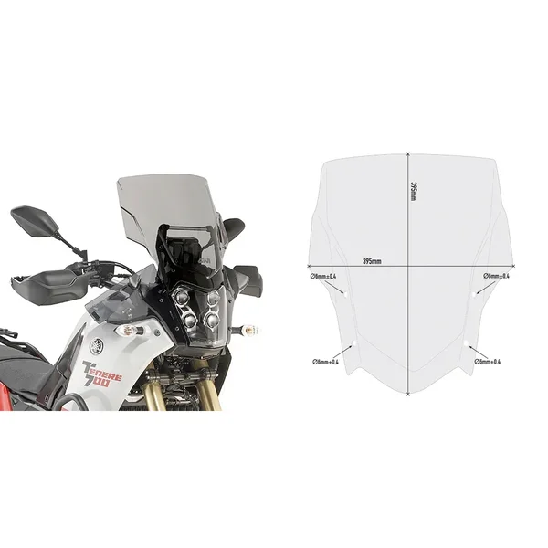 GIVI - D2145S - Windscreen Specific