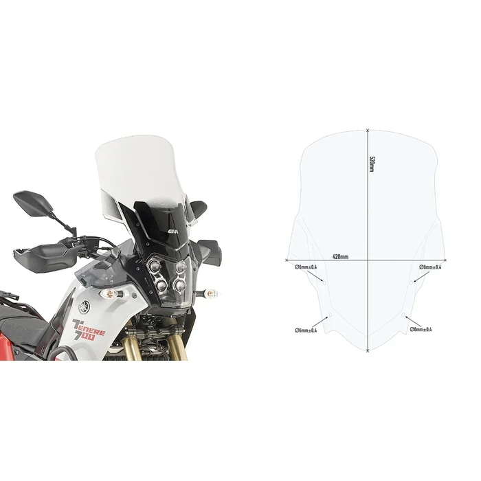 GIVI - D2145ST - Windscreen Specific