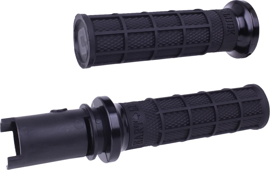 ODI - V31HTC-BB-B - LOCK-ON HART-LUCK; FULL-WAFFLE `23-24 CVO BLACK/BLACK